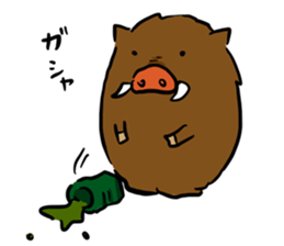wild boar's every day2 sticker #13866883