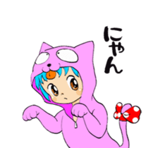 Costume Cat NORATCHI sticker #13866914
