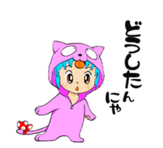 Costume Cat NORATCHI sticker #13866924