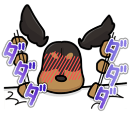I Love Dachshund (Black Tan2) sticker #13867057