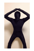 The tights man's sticker sticker #13867088