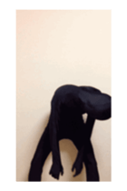 The tights man's sticker sticker #13867091