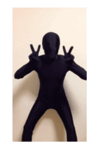 The tights man's sticker sticker #13867092