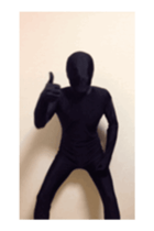 The tights man's sticker sticker #13867095