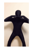 The tights man's sticker sticker #13867096