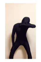 The tights man's sticker sticker #13867097