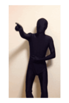 The tights man's sticker sticker #13867102