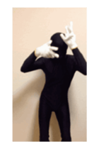 The tights man's sticker sticker #13867107