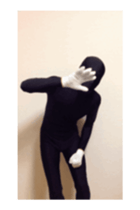 The tights man's sticker sticker #13867109