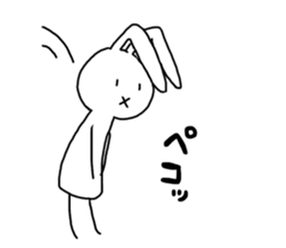 Daily of ExpressionlessFaceBunny. Part2. sticker #13867944