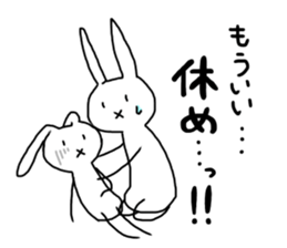 Daily of ExpressionlessFaceBunny. Part2. sticker #13867950