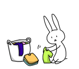 Daily of ExpressionlessFaceBunny. Part2. sticker #13867956