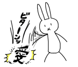 Daily of ExpressionlessFaceBunny. Part2. sticker #13867958