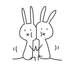 Daily of ExpressionlessFaceBunny. Part2. sticker #13867960