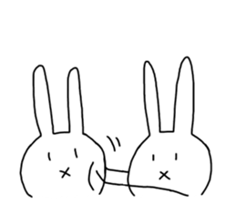 Daily of ExpressionlessFaceBunny. Part2. sticker #13867963