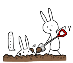 Daily of ExpressionlessFaceBunny. Part2. sticker #13867964