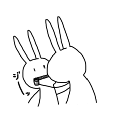 Daily of ExpressionlessFaceBunny. Part2. sticker #13867965