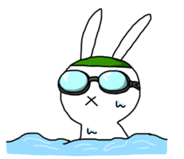 Daily of ExpressionlessFaceBunny. Part2. sticker #13867972