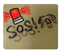 Reaction of a tape. sticker #13868219