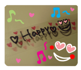 Reaction of a tape. sticker #13868222