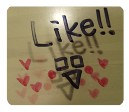 Reaction of a tape. sticker #13868235