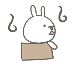 rabbit in Boxed sticker #13868385