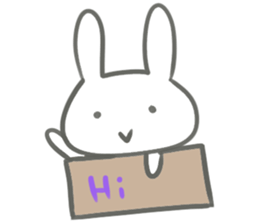 rabbit in Boxed sticker #13868386