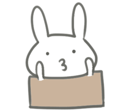 rabbit in Boxed sticker #13868396