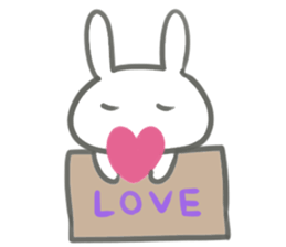 rabbit in Boxed sticker #13868397