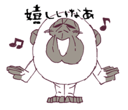 Round gorilla sticker #13868524