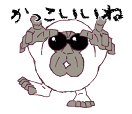 Round gorilla sticker #13868538