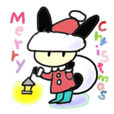 Words of the rabbit that a heart warms sticker #13869266