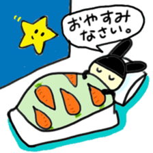 Words of the rabbit that a heart warms sticker #13869275