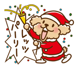 Putaro the Poodle winter version sticker #13869346