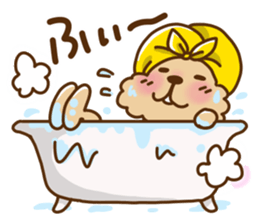 Putaro the Poodle winter version sticker #13869369