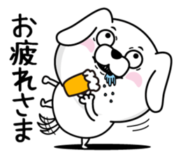 Barking for the time being2 sticker #13869688