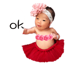 baby lily sticker #13870391