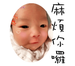 baby lily sticker #13870395