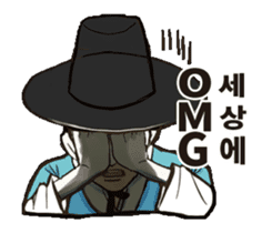 Funny korea drama character (3) sticker #13870843
