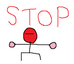 Infant writing word message40 sticker #13871317