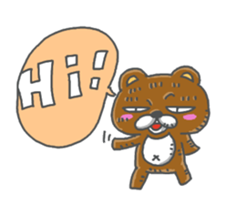 chissai KUMA English sticker #13871390