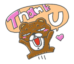 chissai KUMA English sticker #13871392