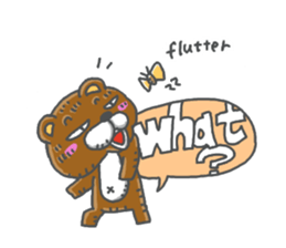 chissai KUMA English sticker #13871393