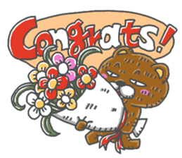 chissai KUMA English sticker #13871397