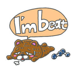 chissai KUMA English sticker #13871401