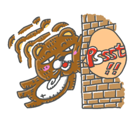 chissai KUMA English sticker #13871402