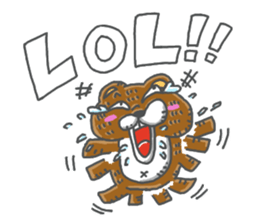 chissai KUMA English sticker #13871405