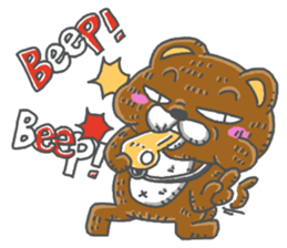 chissai KUMA English sticker #13871406