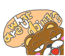 chissai KUMA English sticker #13871408