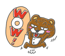 chissai KUMA English sticker #13871413